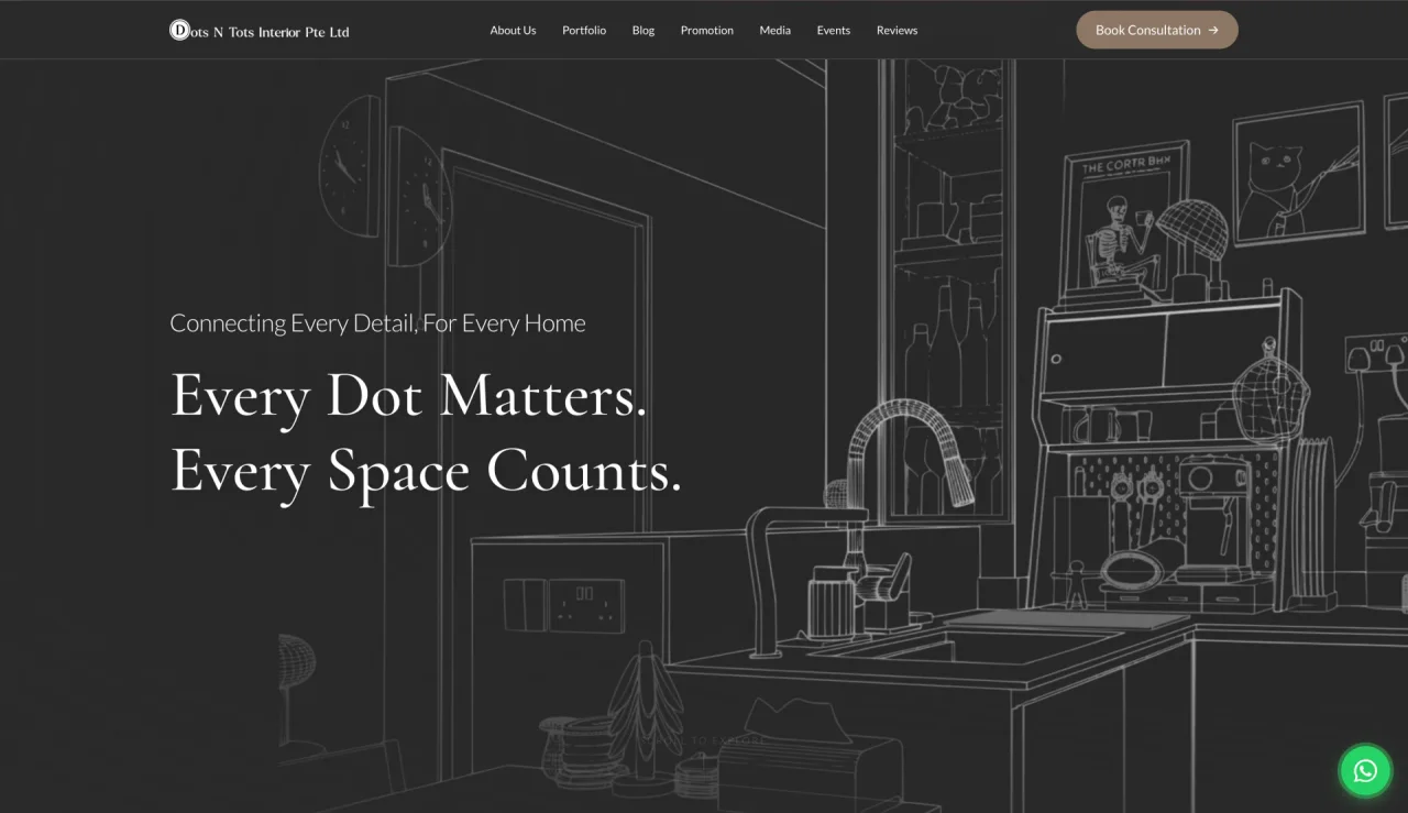 Dots N Tots website project
